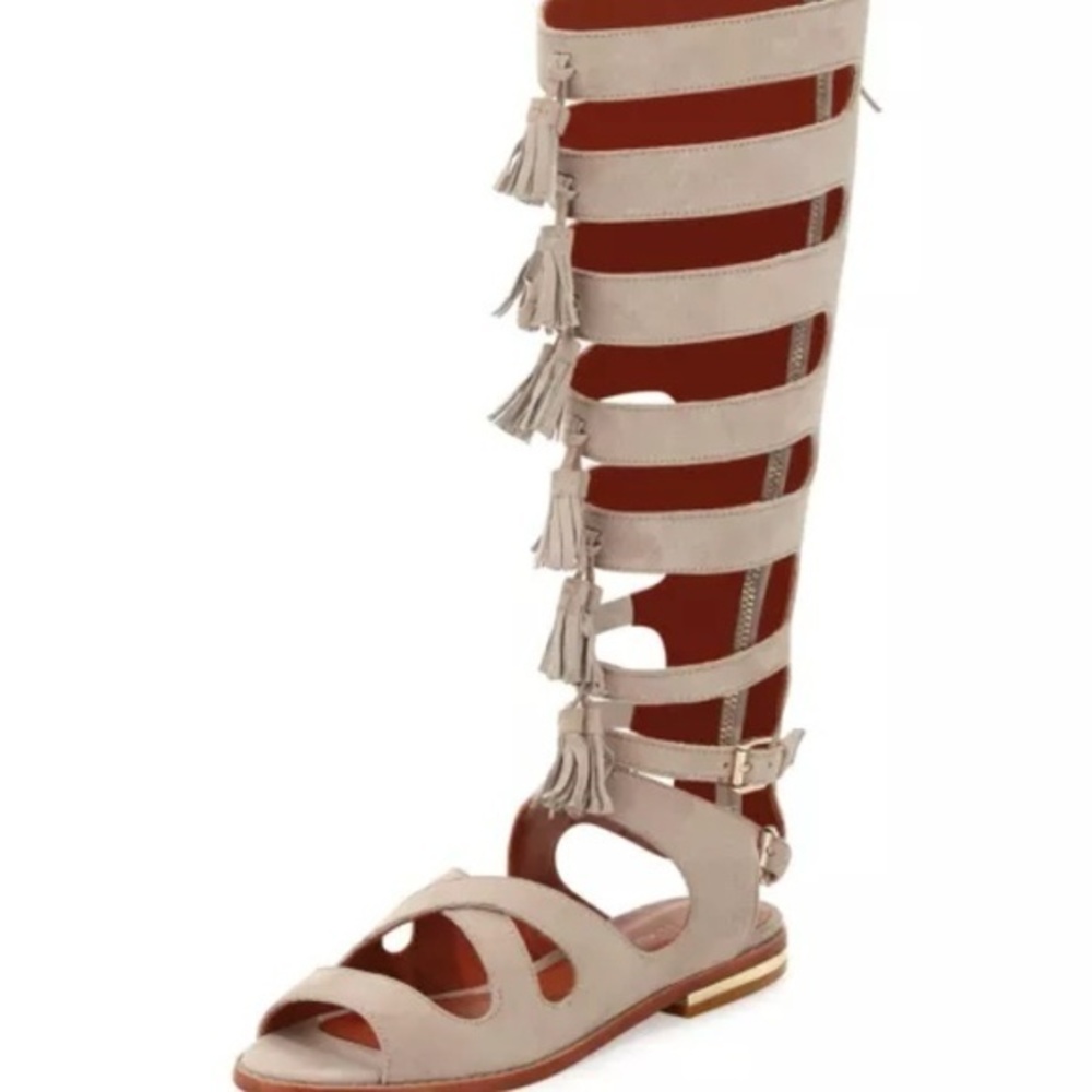 New Rebecca Minkoff Tall Tassel Gladiator Sandal 6